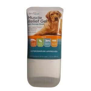Dog Pain Cream Muscle Relief Gel Pet Green Lipped Mussel tevrapet Massage Brush